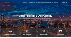 Desktop Screenshot of guardian-forensics.com